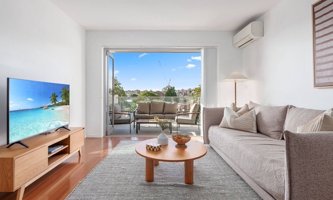 Five Dock Apartment | Bright 2-Bed Apartment with Balcony & Garage