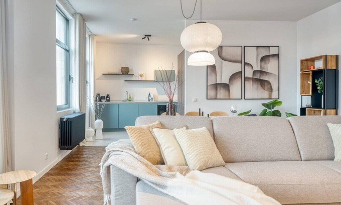 University District Apartment | Bright 2BR Flat in Antwerp City