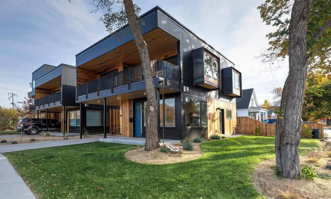 Rose Park House | Bright, airy, contemporary home located in central Missoula with mountain views