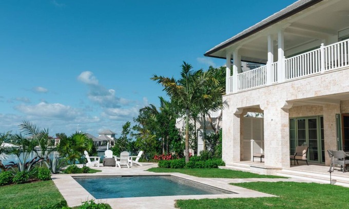 Dunmore Town Condo | Briland Club - Coral Cottage, Luxury Waterfront Vacation Rental, Private Pool