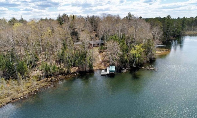 Clam Lake Cabin | Buffalo Lake Estate 2 Great Cabins on 44 Acres Near Clam Lake, WI