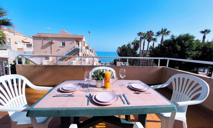 Torrevieja House | Bungalow with Stunning Sea Views, Just One Street from the Beach