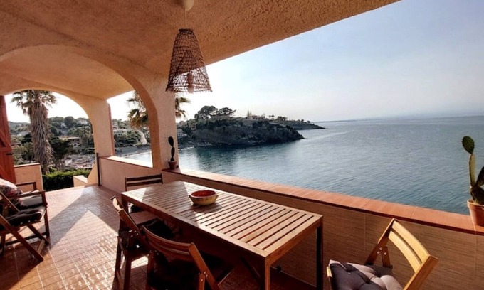 Costa Saracena-Castelluccio Villa | Casa sulla Baia with panoramic view & private sea access - Brucoli, Siracusa