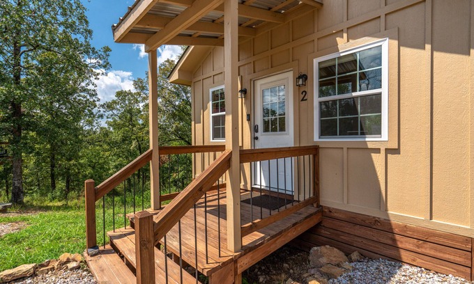 Rockwell Cabin | Cabin #2 @ Rock Creek Cabins! Back Porch to Enjoy the View & Pet Friendly!