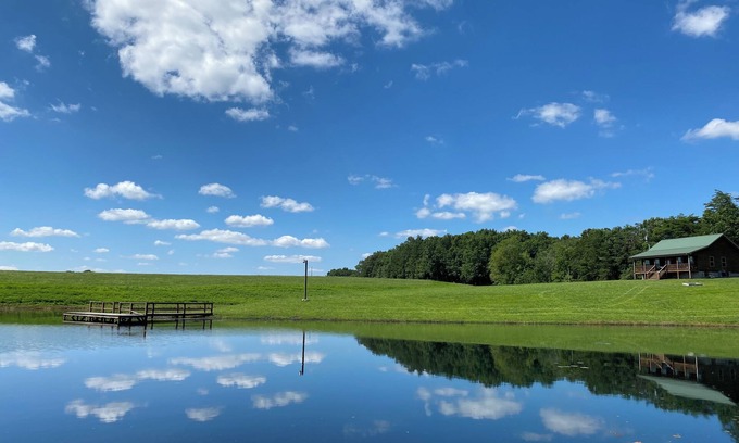 Deer Lodge Cabin | Cabin with private pond. A peaceful escape