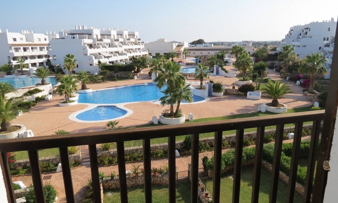 Cala d'Or Apartment | Cala D'Or Duplex, Near the beach terrace solarium BBQ A/C Pool View