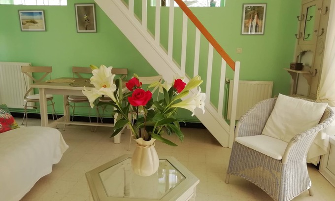 Fort-Mahon-Plage House | CALINE 3 * HOUSE IN PRIVATE RESIDENCE WITH PARKING 50 M FROM THE SEA