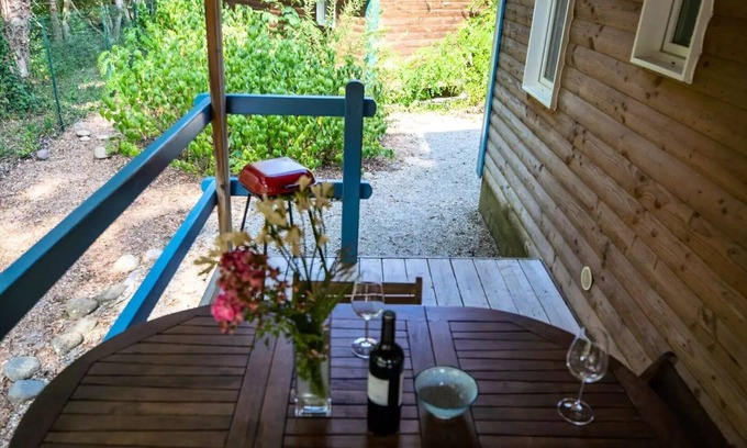Navarrenx Ski Chalet | Camping Beau Rivage * - Chalet Privilege 35m2 - 2 bedrooms - 6 people