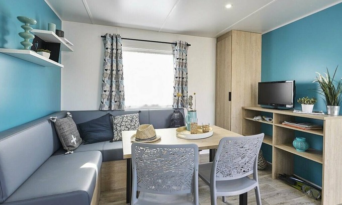 Plouezoch House | Camping de la Baie de Térénez*** - Lodge Terenez Confort 3 rooms 4 people