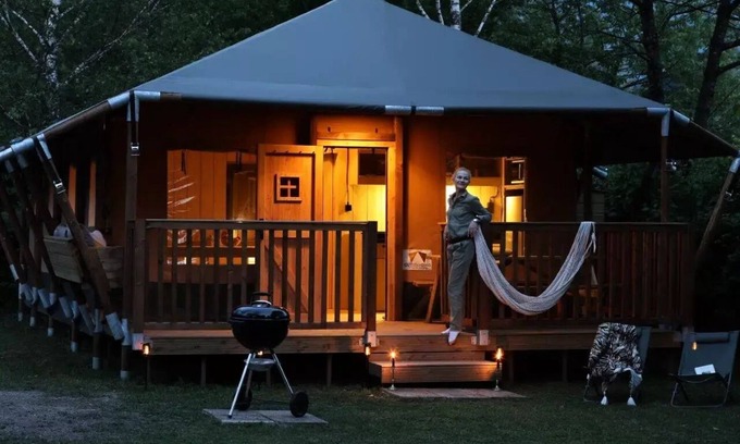 Saint-Pierre-d'Albigny House | Camping du Lac de Carouge * - Ecolodge VIP 3 Rooms 6 persons