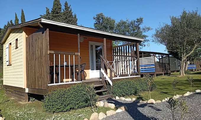 Massillargues-Attuech Ski Chalet | Camping l'Olivier * - Chalet Prestige 2 people