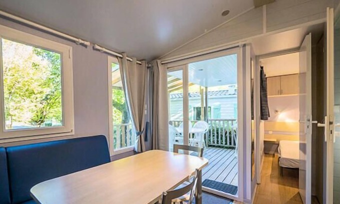 Pont-de-Salars House | Camping Les Terrasses du Lac**** - Cozy 3-Room Mobile Home 4 adults and 1 child under 12 years old