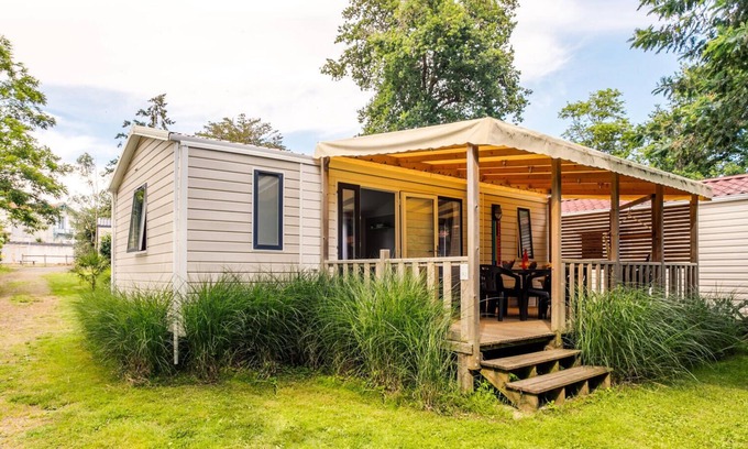 L'Aiguillon-sur-Vie House | Camping maeva Escapades Parc de La Grève **** - Premium Mobile Home 3 Rooms 4 People + TV