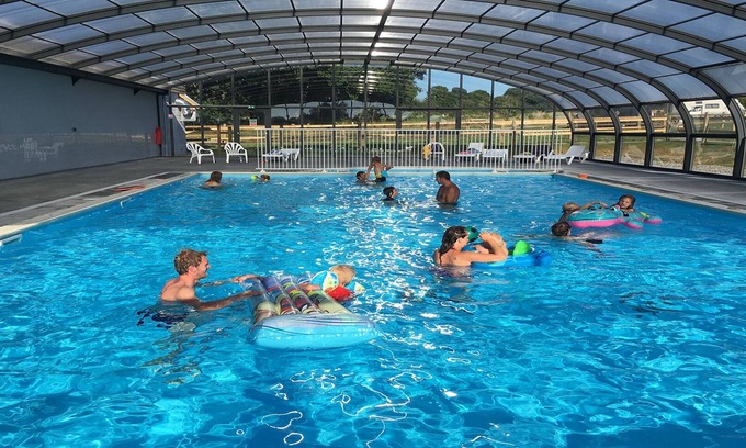 (le) Mesnil Hue House | Camping O2 4 * Campsite with indoor pool near Granville/Mont Saint Michel