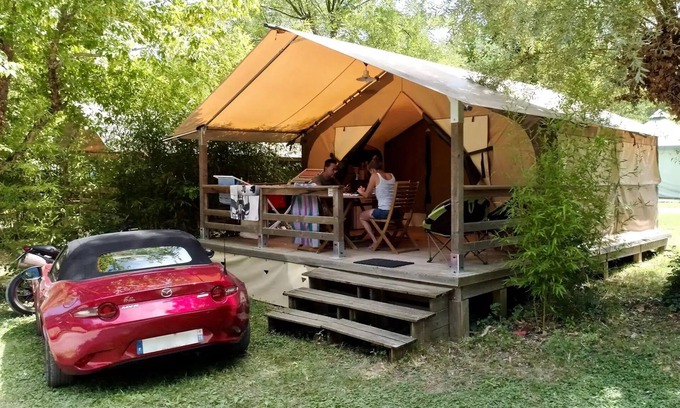Laurac-en-Vivarais House | Campsite Flower Saint Amand * - Lodge Victoria Confort 3 rooms 4 people Without sanitary facilities