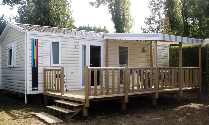 Binic House | Campsite LE PANORAMIC * - MOBILE HOME NIRVANA 31 M2 with covered terrace 4 people