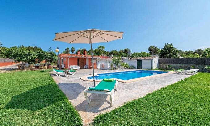 Can Picafort Villa | Can Calafat - Villa With Private Pool. Free Wifi