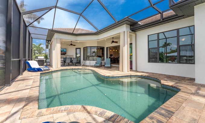 Punta Gorda House | Canal Waterfront home just minutes from Charlotte Harbor, Saltwater Pool!