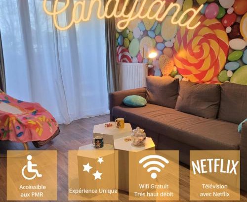 Meaux Apartment | Candyland-20min Disney-Famille