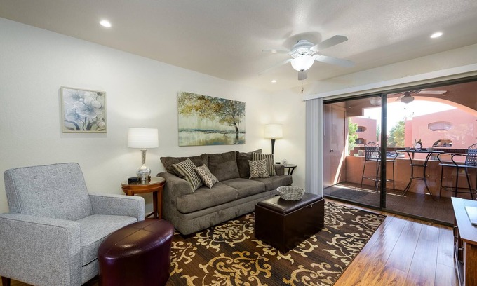Paradise Valley Village Condo | CASA AGAVE-Anasazi-Stunning Condo overlooking Cactus Garden