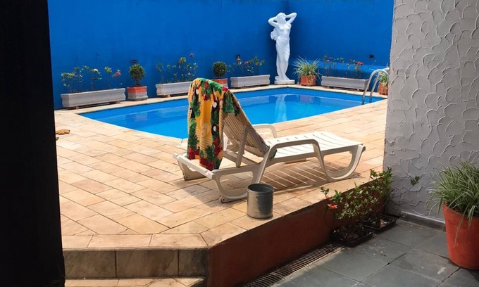 Jardim Centenario House | Casa C/piscina - 2 Quadras da Praia Guarujá - Enseada