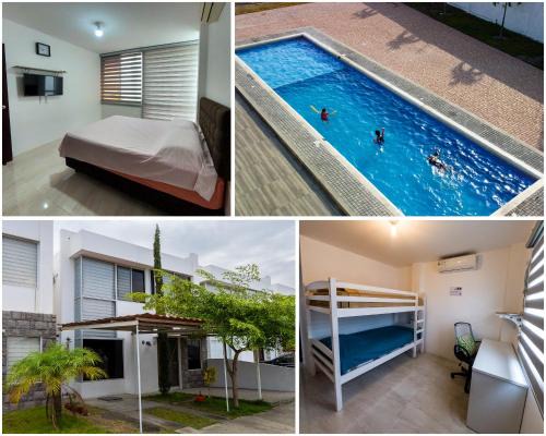 Manta Villa | Casa con piscina junto a la PLAYA