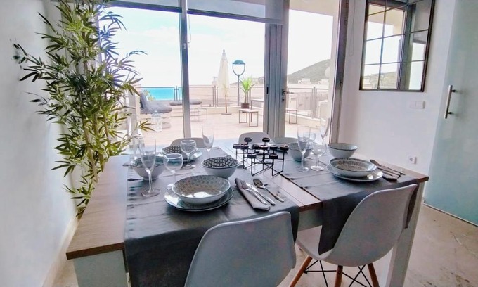 Peniscola House | Casa La Xiqueta Playa,160m2,Vistas al mar+WIFI