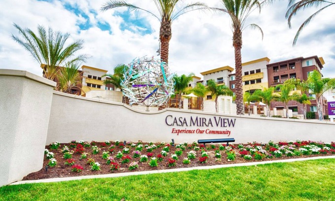 Mira Mesa Apartment | Casa Mira View: Chic 2-BR Apartment with AC & Fitness Room in Vibrant San Diego