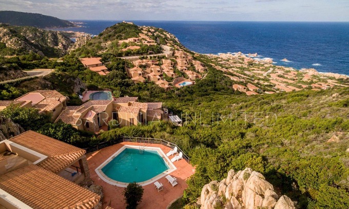 Costa Paradiso Villa | Casa Rosa Arancio: wonderful seaview, shared pool, terraces and BBQ - Sardinia Unlimited