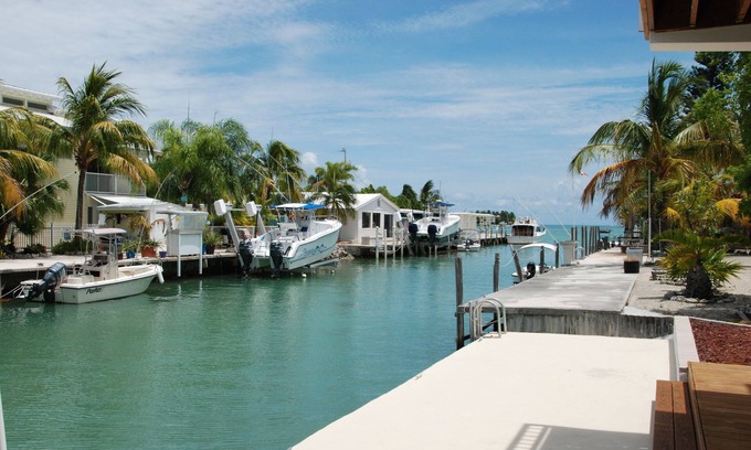 Little Venice House | Casa Solis with 30' dock on the ocean side.