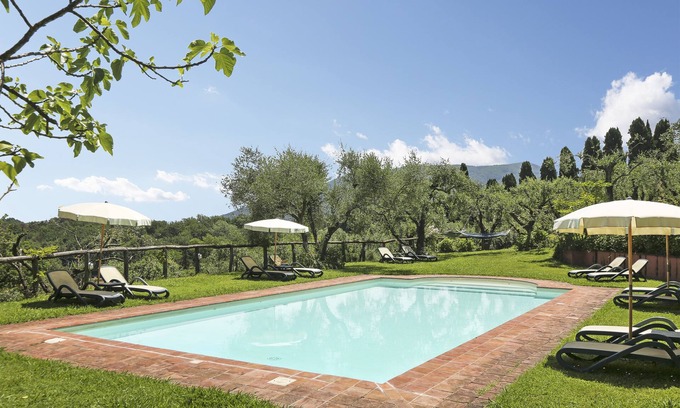 Vicopelago House | Castor & Pollux House in a splendid estate with a pool on the hills of Lucca