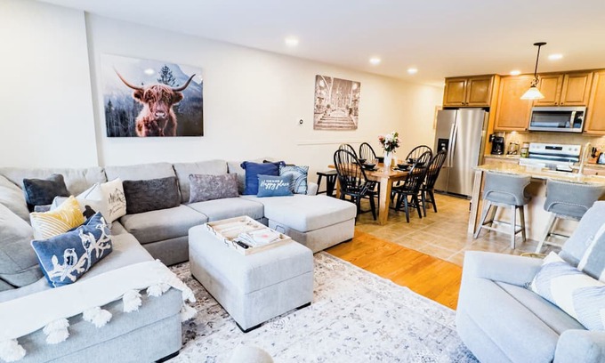 East Jewett Apartment | Catskill Mountain Oasis: sunset terraces, fireplaces, & pool