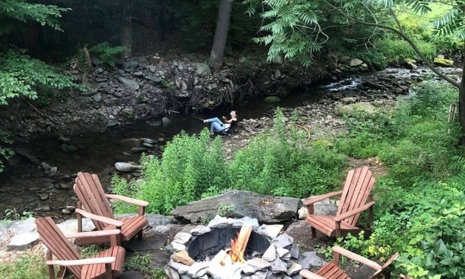 Oliverea Cabin | Catskills Chestnut Creek House+Swimming Hole+Firepit+Hike