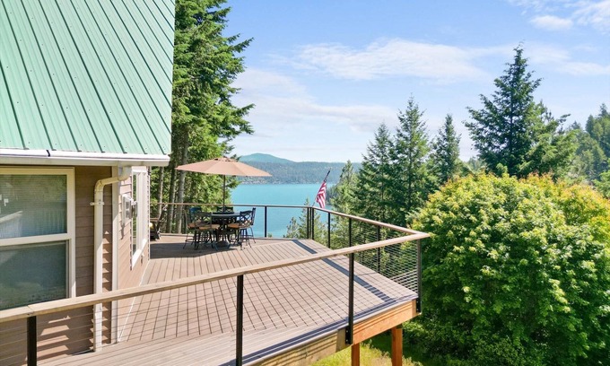 Worley House | Cave Bay Escape - Stunning Lake Views, Deck, Boat Slip, Grill, Blackstone, and Fireplace, near CDA!