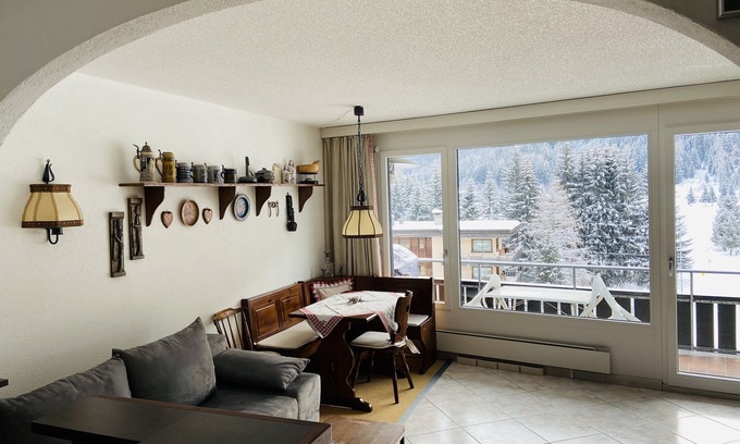 Meierhof House | Central Moutain-View Studio on the golf course