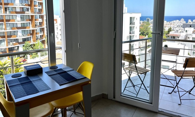 Kyrenia Apartment | Centrally Located Flat w Sea-View Balcony