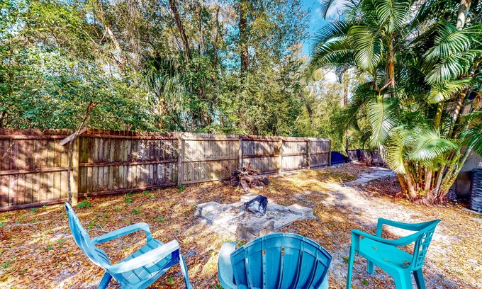 Casselberry House | Centrally located home with a firepit, recently renovated, & large enclosed yard