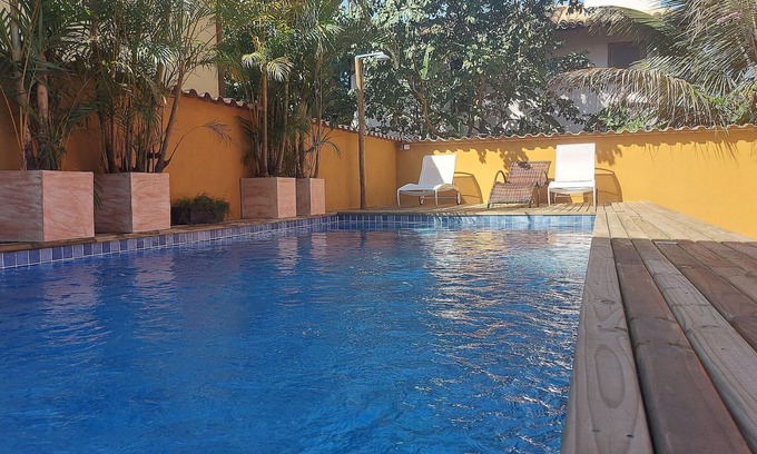 Mambucaba Apartment | Cepilho - Cosy Flat Near the Beach with kitchen, private BBQ, pool