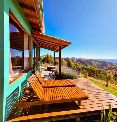 Costas Ski Chalet | Chalé horizonte azul