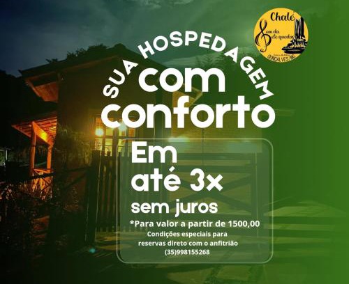 Goncalves Cabin | Chalé Som da Sete Quedas Apenas 1,8km do Centro de Gonçalves MG