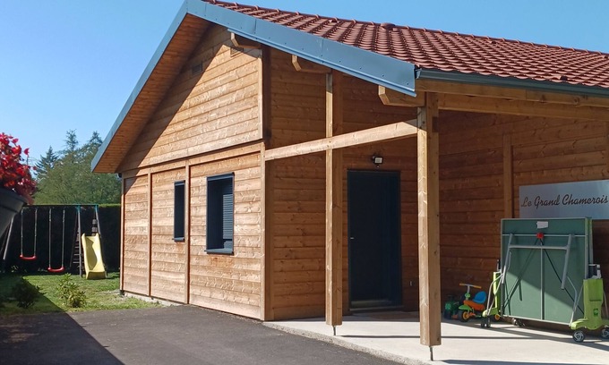 Jarmenil Ski Chalet | CHALET 4* CLOTURE (pets allowed) 8 MN CASCADES TENDON PROCHE GERARDMER SAUNA.