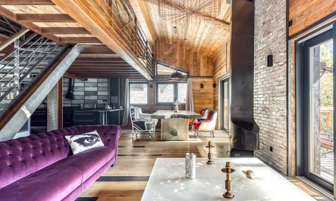 Les Brevieres Ski Chalet | Chalet, 50m from ski slopes, view mountain/street, sauna, hammam, terrace, balcony