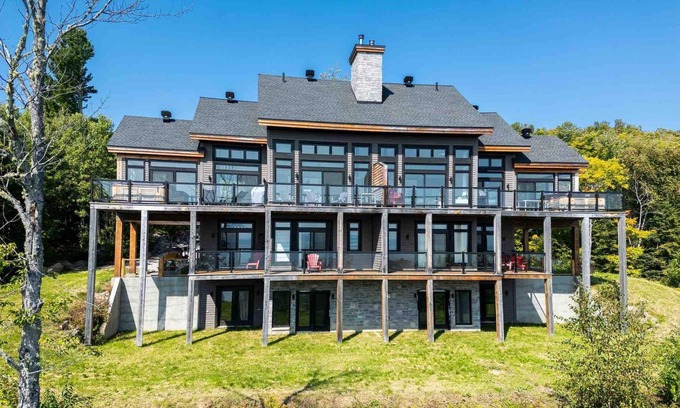 Petite-Riviere-Saint-Francois Ski Chalet | Chalet 59: Luxury Riverfront with Views & SPA