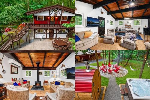 Bellaire Ski Chalet | Chalet Getaway - Hot tub - Sauna - Firepit - Pool