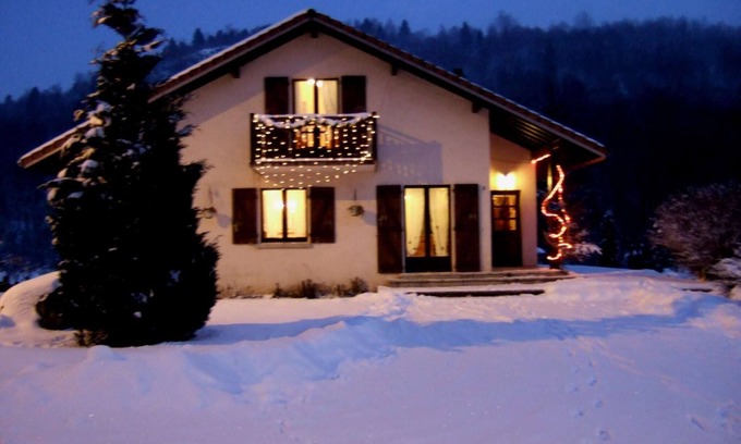 Le Menil Villa | Chalet in La Bresse near Ski Slopes