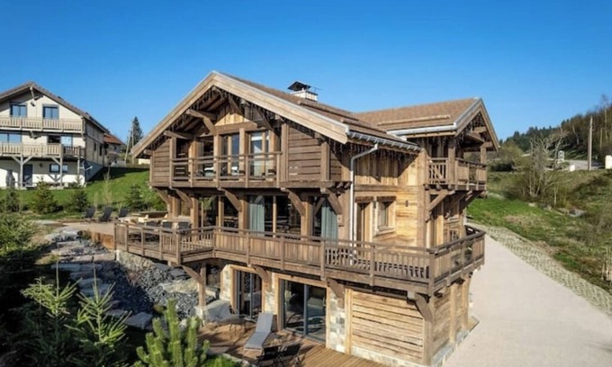 Gerardmer Ski Chalet | Chalet La Vallée Cerena - Swimming pool - Sauna