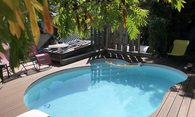Le Touvet Ski Chalet | Chalet 'Lilac' * and 3 ears Gites de France - SAUNA and OUTDOOR JACUZZI