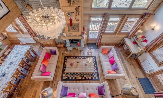 Les Brevieres Ski Chalet | Chalet, view ski slopes, fitness, sauna, terrace, balcony, fireplace or stove, tv, ski locker, 180m²