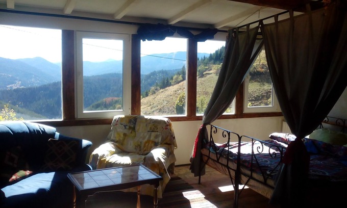 Chepelare Ski Chalet | Chalet Zornica is a 250old stone buildingThe view from the rooms is breathtaking