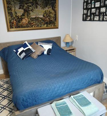Gorron House | Chambre "Oasis Bleue" Calme Absolu chez Fred